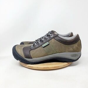 KEEN Austin Shoes Mens 9 Brown Walking Hiking Lace Up Sneaker